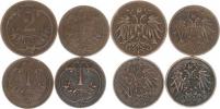 2 hal. 1897 b.zn.; +1 hal. 1900 (2x)