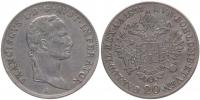 20 Krejcar 1831 A - přilehlé stuhy_R!