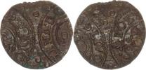 Solidus 1653 pro Rigu - zajímavý dvojráz - 2x ražená 1/2 mince