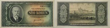 100 Korun bez let. (1945)