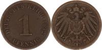 1 Pfennig 1892 J            "R"    KM 10