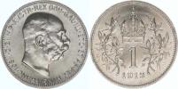 1 Koruna 1913 b.zn._zc. nep. hr. ražbou
