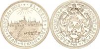 Tolar 1634 - Boží oko nad městem / Městský znak jako KM 83 "REPLIKA 1982" Ag 999 11