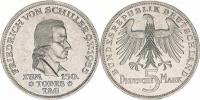 5 DM 1955 F - Schiller         "RR"     KM 114