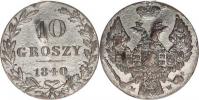 10 Groszy 1840 MW          Cr. 113a;   Kop. IV/108_stopa po oušku