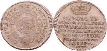 Menší jeton na holdov. v Linci 10.IX.1732 - zeměkoule