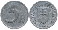 5 Haléř 1942  Zn_R!