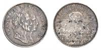 Větší jeton na korunovaci v Bratislavě - 28.IX.1830 -