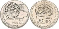 10 Kčs 1966 - Velká Morava_tém.