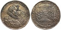 medaile na volbu na římského císaře ve Frankfurtu 13.6.1612