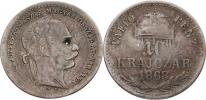 10 kr. 1868 GYF - VALTO PENZ        "RR"_malá dírka v oku