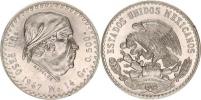 1 Peso 1947 Mo - Jose Morelos       KM 456     Ag 500  14 g