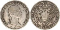 20 kr. 1832 A - var.: tečka mezi A a datací uprostřed