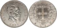 5 Lire 1871 M/BN          KM 8