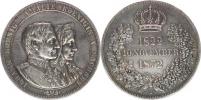 2 Tolar (3-1/2 Gulden) 1872 B - zlatá svatba        KM 1231.1   3