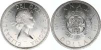 1 Dollar 1964 - Charlottetown        KM 58    Ag 800  23