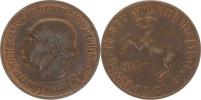 Westfahlen - 10 Mark 1921 Stein      Cu 38 mm          J 13