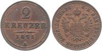 2 Krejcar 1851 A