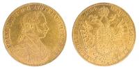 F.J.I. 4 dukát 1864 A, Vídeň 13,892 g