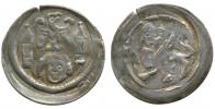 Vladislav Jindřich 1197-1222 denár Cach 887