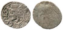 Maxmilián II. 1564 -1576 bílý peníz 1575 České Budějovice