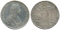 Marie Terezie 1740 - 1780 tolar 1757 Praha N.83