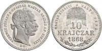 10 Krejcar 1868 KB - dlouhý opis
