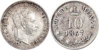 10 Krejcar 1867 A