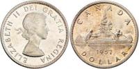 Dolar 1957 (Ag) - kanoe