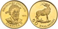 50 Emalangeni 1975 - 75.narozeniny krále