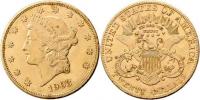 20 Dolar 1903 - hlava Liberty
