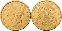 20 Dolar 1904 - hlava Liberty