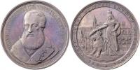 Kříž - AE úmrtní medaile 20.VI.1875 - poprsí mírně