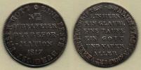 Nesign. - AR jeton na 300.výročí reformace 1817 -