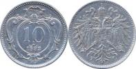 10 Haléř 1892 b.zn. - ražba aversu z prasklého razidla_RR!