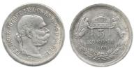 5 Koruna 1900 KB     Ag dobové FALZUM   18