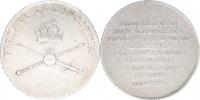 Velký žeton ke korunovaci na římského krále 9.10. 1790 ve Frankfurtu         Ag 25 mm  (4