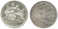 5 Francs 1883 - střelby Lugano       KM S16