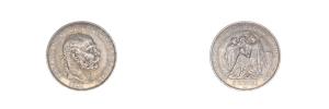 5 Koruna 1907 KB - korunovační