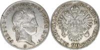 20 kr. 1845 M          "R"