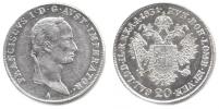 20 Krejcar 1831 A - přilehlé stuhy_dr.ned. v av.  R!