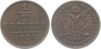 1/2 Krejcar 1851 A