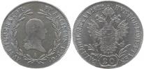 20 Krejcar 1822 A
