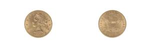 10 Dolar 1881 - hlava Liberty