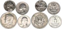 1/2 Dollar 1971; +1/4 Dollar 1966