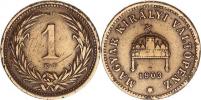 1 Fillér 1903 KB          "R"
