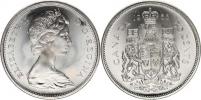 50 Cents 1966        KM 63        Ag 800  11