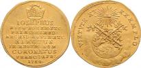 3/4 Dukát - na korunovaci římským králem 3.IV.1764 -