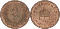 2 Fillér 1908 KB