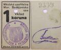 Moravské Budějovice - 1 Koruna 1914